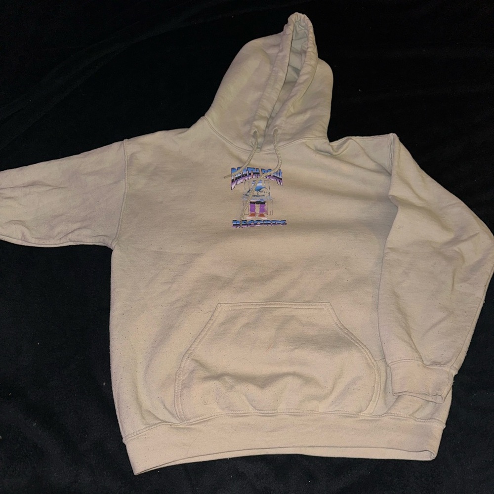Beige Death Row Records Hoodie